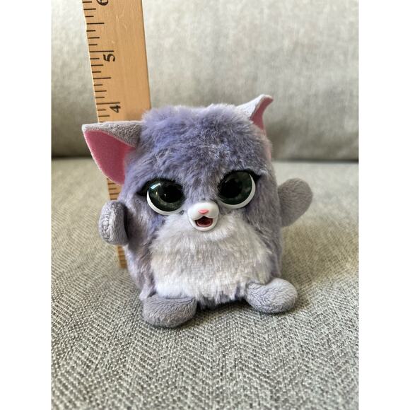 Hasbro FurReal Fuzzalots Purple Kitty Interactive Animated Color Changing Belly - Picture 6 of 9